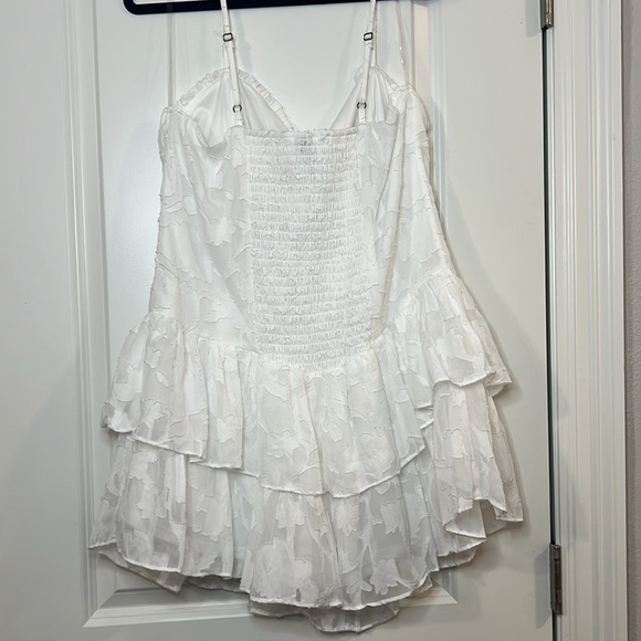 Women's Sleeveless Tiered Jacquard Fit & Flare Dress-Wild Fable - Picture 3 of 10